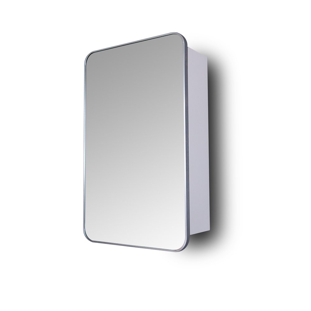 Better Homes & Gardens Satin Nickel Aluminum Frame Wall Mount Mirror