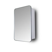 Better Homes & Gardens Satin Nickel Aluminum Frame Wall Mount Mirror Medicine Cabinet