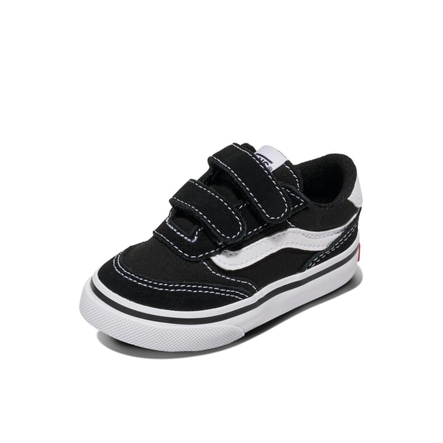 Zapato Vans Brooklyn LS V para niños negro/blanco talla 8.5