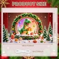 thumbnail image 2 of Festive Dinosaur Christmas Decoration Holiday Banner for Kids Party Indoor Celebration Seasonal Decor, 2 of 9