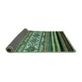 thumbnail image 2 of Ahgly Company Indoor Square Abstract Turquoise Blue Modern Area Rugs, 6' Square, 2 of 4