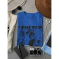 thumbnail image 3 of Forever Woman Fig Techno Style T-Shirt, Royal Blue, 5XL, 3 of 4