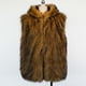 thumbnail image 5 of Ceisia Men's Loose Fit Faux Fur Hooded Vest with Vertical Stripe Texture Gift, 5 of 7