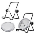 thumbnail image 1 of Lemonbest Sprouting Cover Set 4 Pcs Stainless Steel Sprouting Lids with 2 Pcs Stainless Steel Sprouting Bracket for Wide Mouth Mason Jars, 1 of 8