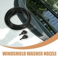 thumbnail image 3 of HOOWIFFY 2Pcs Black Automotive Windshield Sprayer Hose Set Flexible Rubber Tubing, 3 of 8