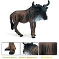 thumbnail image 3 of Ksopiavobs Animal Figures Realistic Plastic Small African Wildebeest Animal Action Model Science Project, Learning Educational Toys, Birthday Gift, Cake Topper for Kids Toddlers, 3 of 4