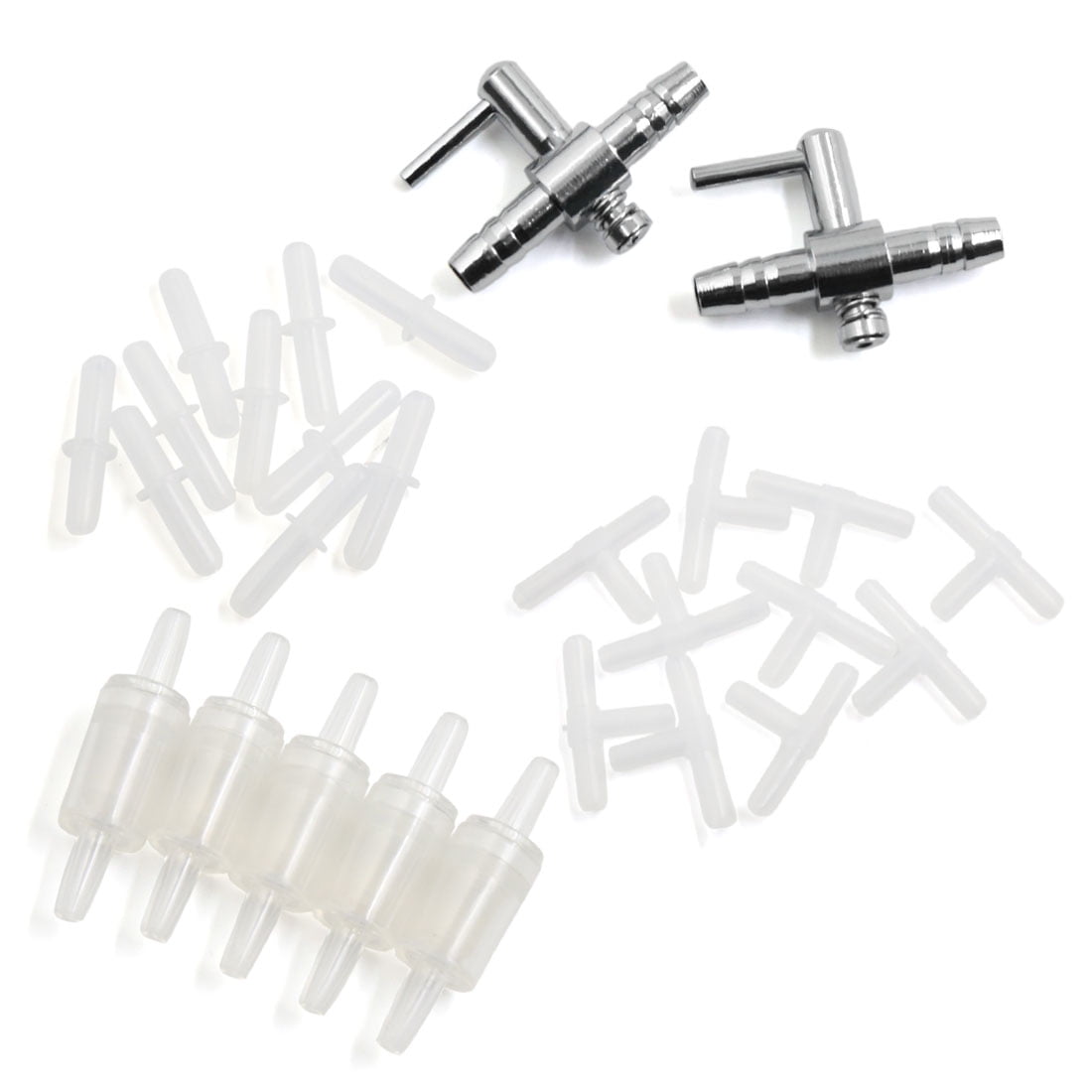 Air Valve Tubing Connector Aquarium Fish Tank Pump Accessaries Set