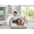 thumbnail image 3 of Sofá Infantil Delta Children Cozee Convertible 2 en 1 con Sherpa Crema, 3 of 6
