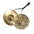 thumbnail image 1 of Lefu 1 Pair High Quality Meditation Yoga Cymbal Bell Instrument Cymbal Bell, 1 of 4