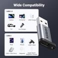 thumbnail image 3 of Adaptador USB a USB C UGREEN USB C macho a USB 3.2 hembra, 3 of 6