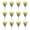 orange, variant on JUANCHENG Vibrant UV Resistant Artificial Flowers - 12 Pack For All-Weather Outdoor Or Home Office Garden Wedding Party Indoor Outdoor