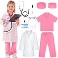 thumbnail image 1 of Disfraz de médico Liberty para niños con estetoscopio de 3 a 6 años, 1 of 6