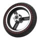 thumbnail image 2 of Neumático de repuesto de goma antideslizante para patinete eléctrico Kugoo M4, color rojo, 2 of 14