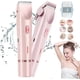 thumbnail image 1 of Womens Shaver Dual-Head Bikini Trimmer for Women 2-in-1 Women's Body Shaver USB Charge Waterproof Painless Electric Razors for Silk Skin, 1 of 5