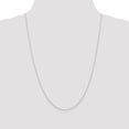 thumbnail image 2 of 10K White Gold .5 mm Carded Cable Rope Chain 16 Inch, 2 of 6