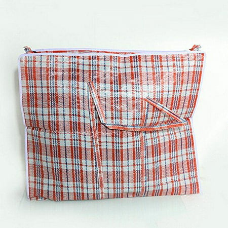Extra Large Checkered Reusable Laundry Storage Clothes Travel Tote Luggage Shopping Moving Bag ...
