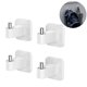 thumbnail image 4 of De Plástico No Perforado Que No Deja Marcas Gancho Adhesivo Desmontable Gancho Para Colgar Abrigo De Pared Y Sombrero Gancho Para Auriculares Con Pegatinas Para Cocina Baño Oficina4 Piezas Moyic HA017892-00, 4 of 7