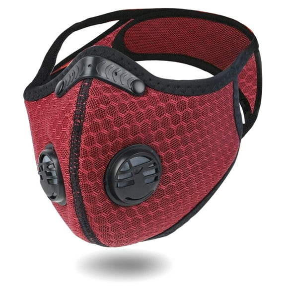 Unisex Face Mask 5 Layers Reusable Washable, Adjustable Earloop Fashionable Anti Haze Carbon Activated Valve Filter Air Purifying Cover Mask Adult Kid