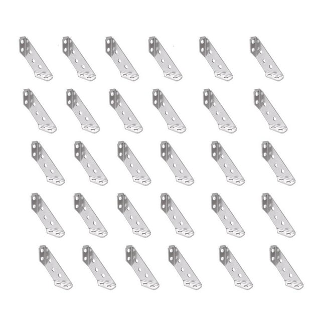 Stainless Steel Corner Code Angle Fasten Connector Furniture Triangle L4F5