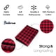 thumbnail image 5 of Franela de algodón Pico Textiles cuadros búfalo negro/rojo 3 m, 5 of 7