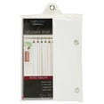 thumbnail image 3 of Bath Bliss 2 Pack PVC 70" x 72" Premium Bathroom Shower Liner in Solid White, 3 of 3