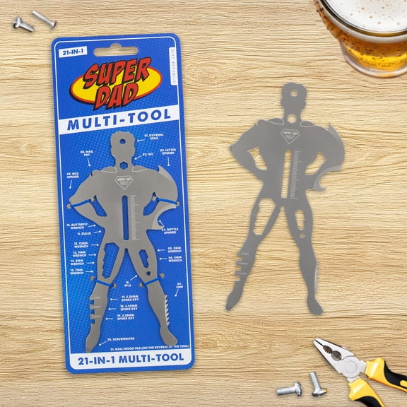 Super Dad Multi-Tool – 21-in-1 Superhero Gadget