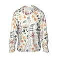 thumbnail image 2 of Lsque Watercolor Floral UPF 50+ Lightweight Sun Protection Men's Women's Long Sleeve Shirt, Hoodie Performance -Medium, 2 of 9