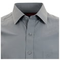 thumbnail image 3 of Manchester Camisa de Vestir Slim Fit  Gris Medio, 15.5" Cuello 35" Manga Manchester 59952F, 3 of 4