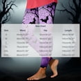 thumbnail image 3 of Yeaiivve Halloween Printed Leggings for Women Gradient SpiderWeb Bat Tight Pants Tummy Control Workout Legging Soft Comfy Stretchy Yoga Pant L, 3 of 6