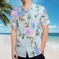 thumbnail image 5 of High Quality Hawaiian Shirts for Men Short Sleeve Aloha Beach Shirt Floral Summer Casual Button Down Shirts Blouses 9VTYXN, 5 of 7