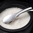 thumbnail image 4 of Ovzne Stainless Steel Rice Spoon Spoon Serving Spoon Can Be Vertical Household Rice Spoon Thickened Non Stick Rice Spoon Sharing Spoon On Clearance, 4 of 6