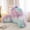 Blue-purple, variant on Reading Pillow for Bed, Adult Bed Rest Wedge Backrest Pillow with Arms, Soft Lounge Cushion for Sitting in Bed, TV Gaming Relaxing