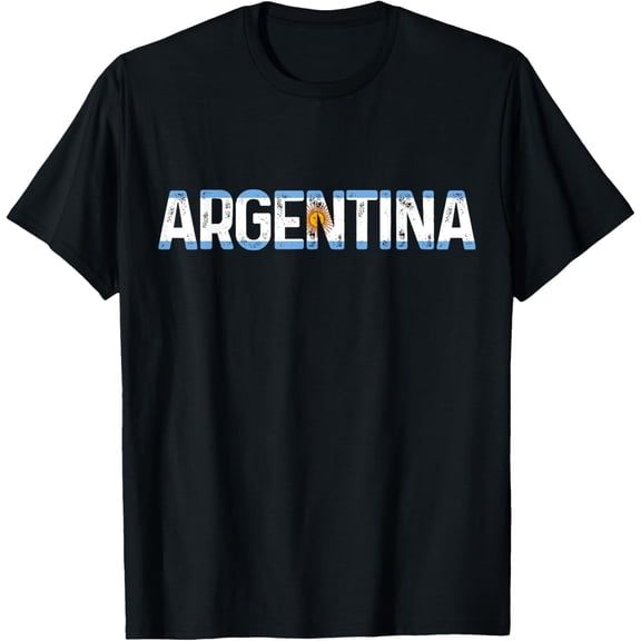 t-shirt Argentina Argentinian Flag Vintage Argentine Pride T-Shirt mens t shirt，black，women，funny，misfits，men，journey