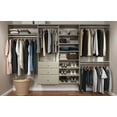 thumbnail image 3 of Easy Track Wood Laminate Dual Tower Closet Organizer, 3 of 6
