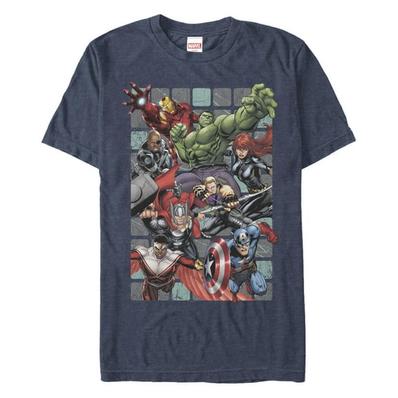 Men's Marvel Assemble Heroes Graphic T-Shirt