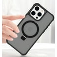 thumbnail image 5 of Casetego Magnetic for 15 Pro Phone Case, [Compatible with MagSafe] Built in Foldable Kickstand Rugged Slim Shockproof Protective Phone Cover,Black, 5 of 7