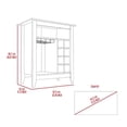 thumbnail image 3 of Bar Cabinet, One Open Drawer, One Open Shelf, Carbon Espresso, 3 of 7