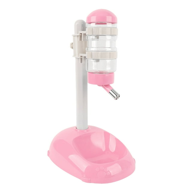 Dispensador de Agua Estancado Para Mascotas, Bedero de 500 ml para Perros Pequeños y Gatos, Con Alguras Ajustables para Gatos, Caquorros, Gatitos y Conejos
