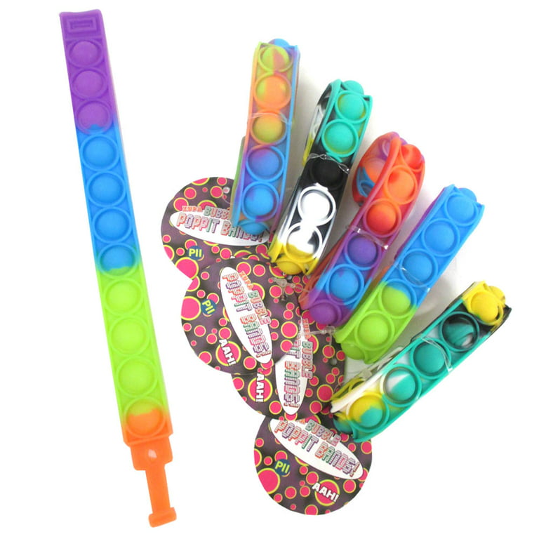 FORMIZON 40 Pièces Anti-Stress Fidget Toy Set, Pop Bracelets it, Ra