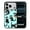 Black White Tuxedo Cat Playful Postures On Teal, variant on WIRESTER Shockproof Soft Rubber Cover Case for Apple iPhone 17 Pro 6.3" 2025, Pig Funny Playful Postures