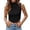 Black, variant on ManxiVoo Womens Slim Fit Sleeveless Knit Crop Top Summer Casual Stretchy Round Neck Tank for Daily Outfits L Size