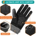 thumbnail image 3 of SUN CUBE Winter Gloves for Men Women, Touch Screen Thermal Gloves, Fingertips Hand Warmer, Anti Grip Anti Slip Cold and Wind Resistant, Waterproof Mittens Running Cycling Hiking Driving, Gray X-Large, 3 of 7