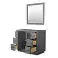 thumbnail image 6 of Wyndham Collection Wcf1111-42S-Cx-M34 Icon 42" Single Free Standing Vanity Cabinet - Light, 6 of 7