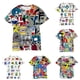 thumbnail image 2 of Camiseta Lore Alfabeto Niños Verano Casual Manga Corta Cosplay Tops Niño Regalo Gao Jiahui unisex, 2 of 2