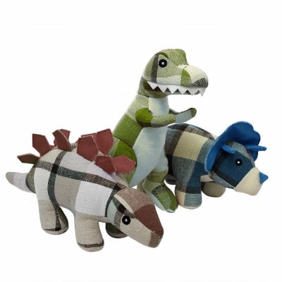 15020 Dog Toy, Plaidosaurus, 9.5-In. - Quantity 3
