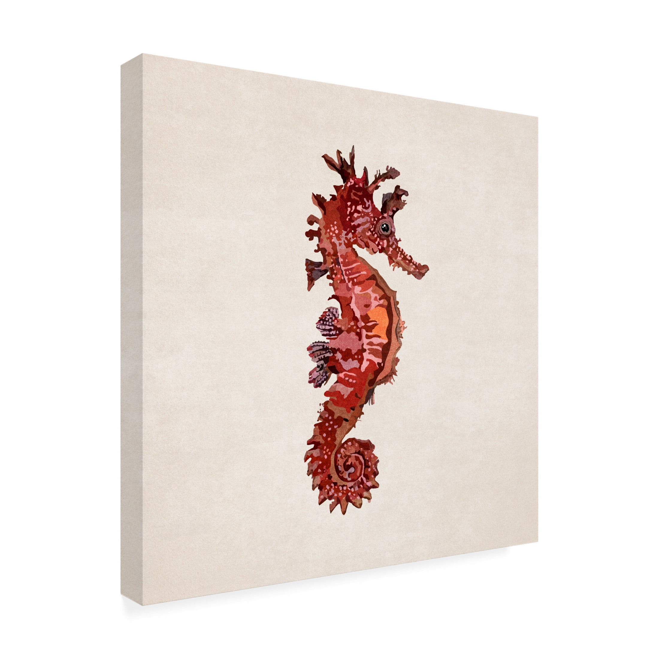 Trademark Fine Art Emel Tunaboylu Kirmizi Canvas Wall Art