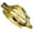 Light Tortoise Shell, variant on Parcelona French Wide Beak 4 1/2" Large Celluloid Side Slide-In Hair Claw Clip