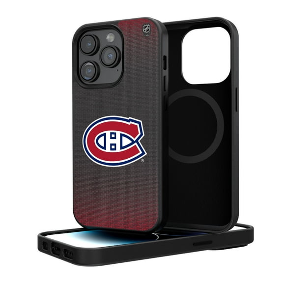 Montreal Canadiens Linen Logo iPhone Magnetic Bump Case