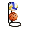thumbnail image 4 of cpengpj Sports Equipment Organizer Ball Storage Rack Freestanding Basketball Holder Vertical Garage Ball Storage Display Stand for Volleyball Football Badminton, 4 of 9