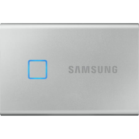 Samsung 1TB Portable SSD T7 Touch USB 3.2, Silver